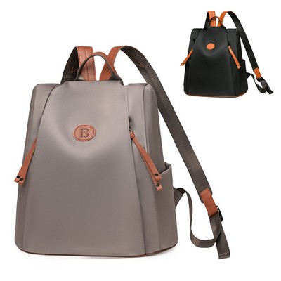 Lightweight Waterproof Anti-Theft Soft Nylon Backpack