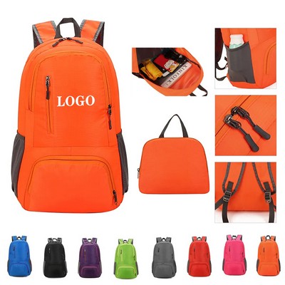 Water-Resistant Foldable Backpack for Hiking & Trave