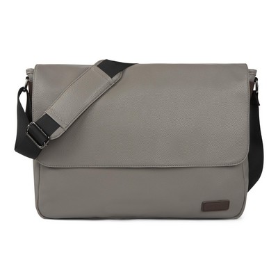 Bugatti Contrast Collection-Messenger Bag - Gray