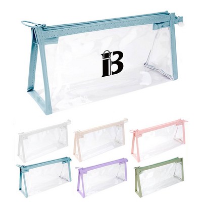 Clear PVC Zipper Pencil Bag