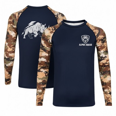 Men's Compression Gym Workout Shirt (Full Color)