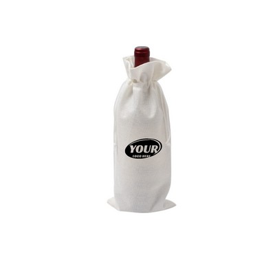 Wine Bottle Drawstring Bags
