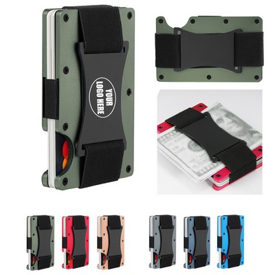 Metal Money Clip Wallet Card Holder