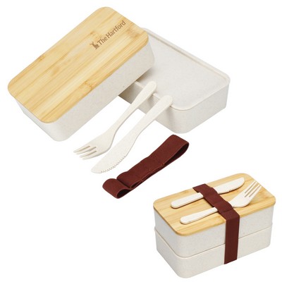 Hearty Wheat Straw Lunch Box Set