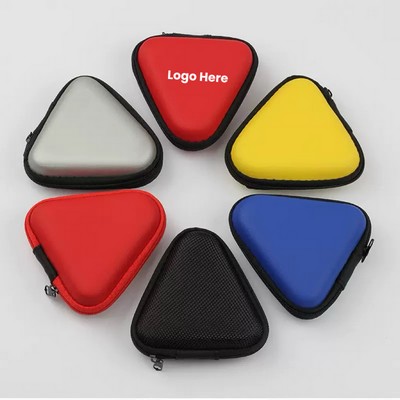 Triangle Mini Zipper Storage Pouch