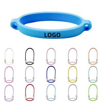 Silicone Water Bottle Lanyard Sleeve with Strap