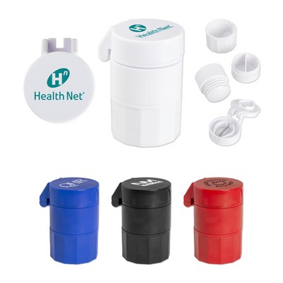 4-in-1 Pill Case With Cutter