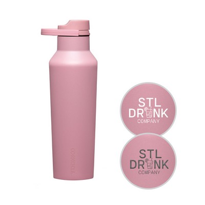 Corkcicle - 20oz Sport Canteen - Desert Rose