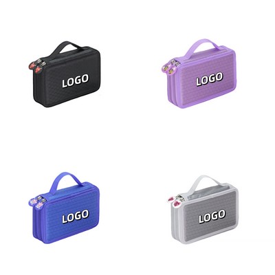 Double-Layer Zipper Pencil Case