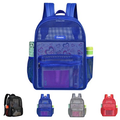 Ventilated Polyester Mesh Backpack