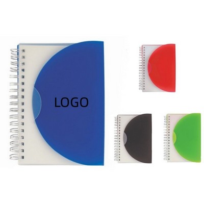 Compact Spiral-Edge Notebook