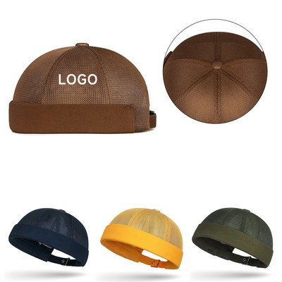 Summer Mesh Brimless Docker Cap