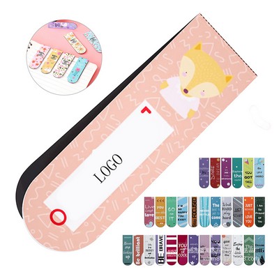 Foldable Magnetic Bookmark Page Clip For Reading