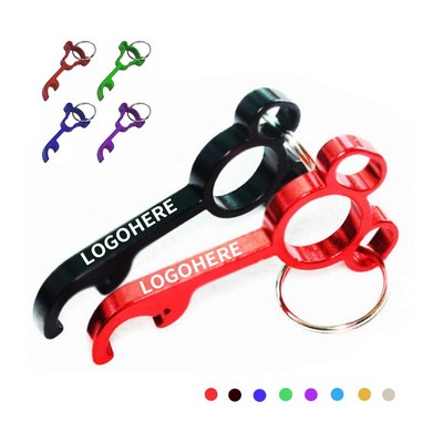 Bear Face Keychain Bottle Opener