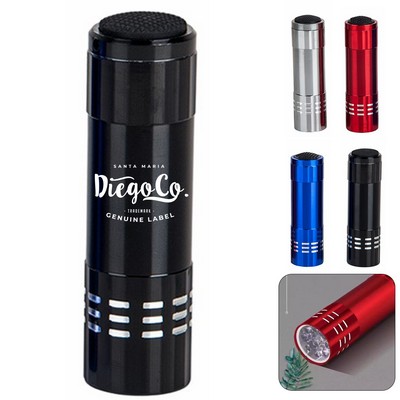 Portable 9 LED Mini Flashlight