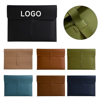 Leather Document Pouch