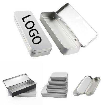 Hinged Tin storage case
