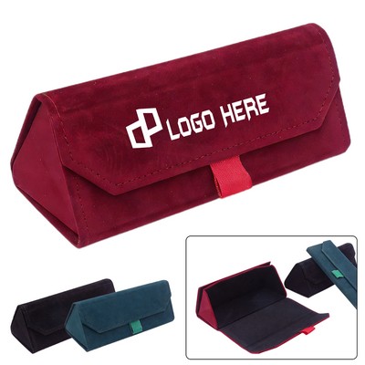 Foldable Plush Eyeglass Case