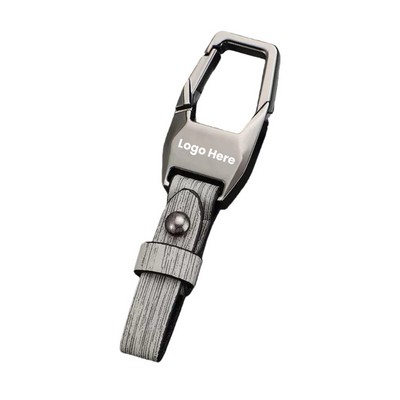 Premium Zinc Alloy & Leather Key Chain