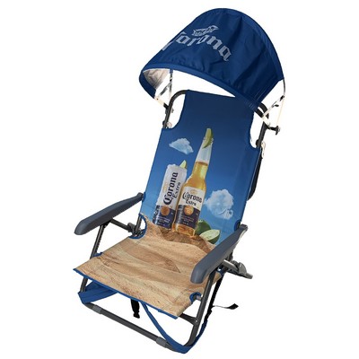 Deluxe Beach Chair with Canopy