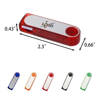 Translucent Swivel USB Drive