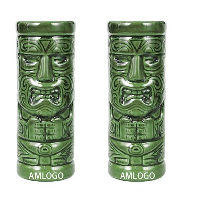Festive Halloween Tiki Cups Spooky Celebrations