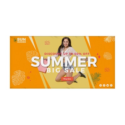 8'x16' Pop Up Fabric Foldable Display
