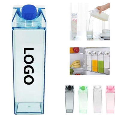 17 Oz Plastic Rectangle Water Bottle
