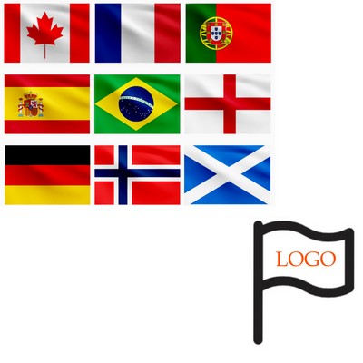 5" x 8" Hand Waving Flag Banner