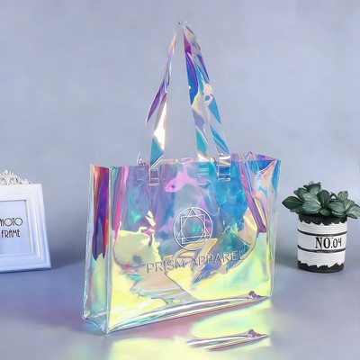 Iridescent PVC Tote Bag