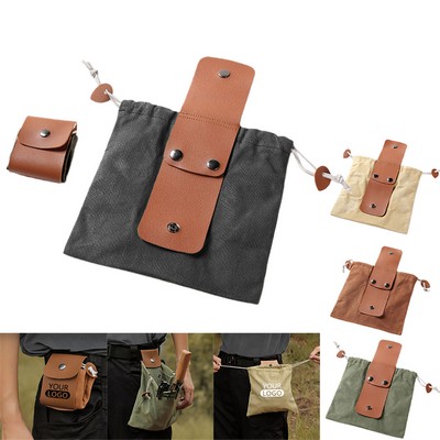 Outdoor Canvas Waist Picking Bag