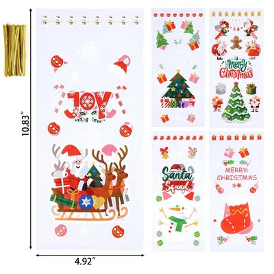 FestivePrint Christmas Treat Bags