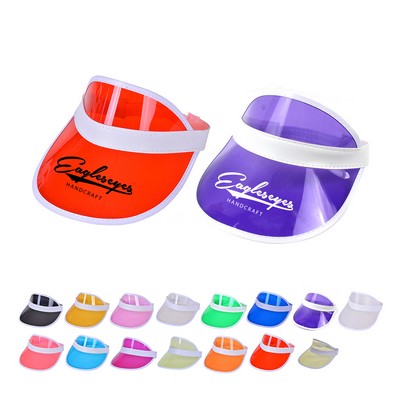 PVC Clear Sun Visor