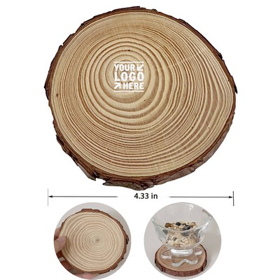 Rustic Wooden Drink Coasters