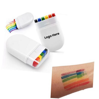 Washable Colorful Body Paint Crayons Kit