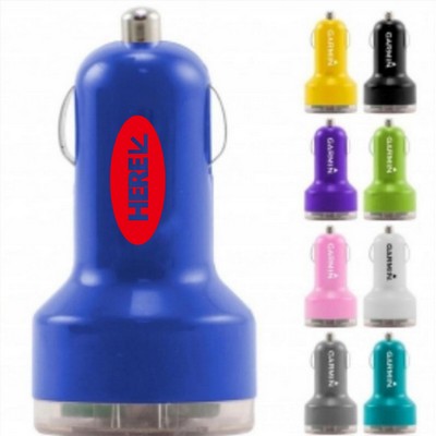 USB Dual Port Car Charger