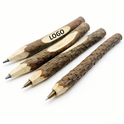 6 7/10" Natural Branch Twig Ballpoint Pen