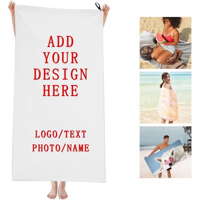 Custom Oversized Microfiber Beach Towel
