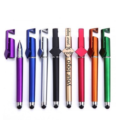 Qr Code Stylus Pen W/ Phone Stand