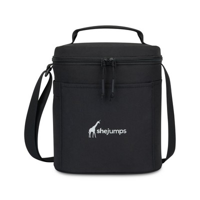 Aviana™ Rowan Recycled Nylon Lunch Cooler - AWARE™ - Black