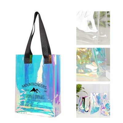 Holographic Transparent Tote Bag