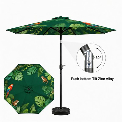 9' Full-Color Market Umbrella