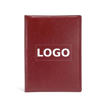 A4 PU Leather Document Folder Padfolio