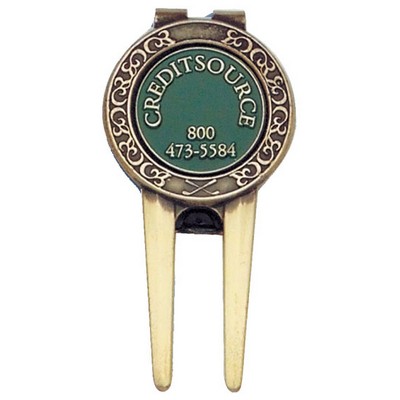 Divot Tool w/ Magnetic Ball Marker & Belt Clip