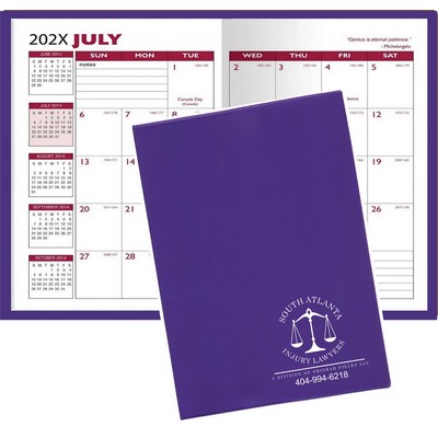 7 x 10 Standard Vinyl Cover Academic Planner