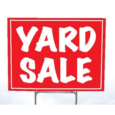 Printed Corrugated Plastic Sign (48"x48")
