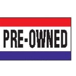 3 Stripe Pre-Owned Nylon Message Flag (3'x5')