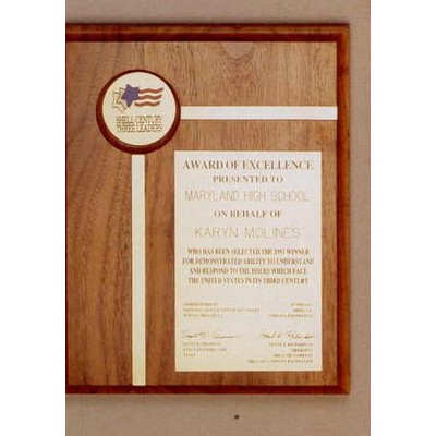 5"x7" Walnut Plaque