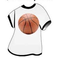 Basketball T-Shirt Lapel Pin