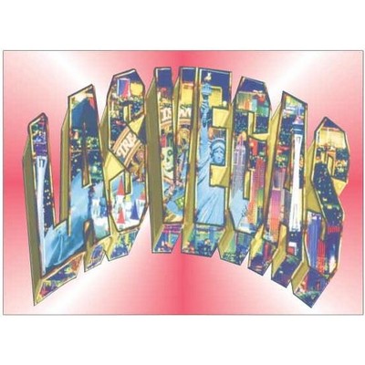Las Vegas Collage Photo Hand Mirror (2½"x3½")